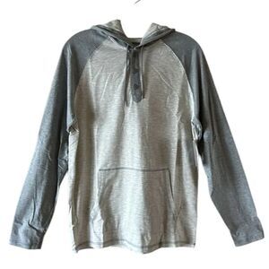NEW Flag & Anthem Mens Gray Hoodie